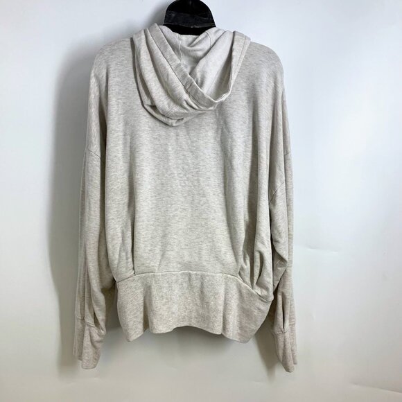 Athleta Women's Balance Stretch Heathered Full Zip Thumbhole‎ Sweatshirt Size XL - Picture 2 of 13